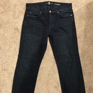 7 for All Mankind Black Jeans
